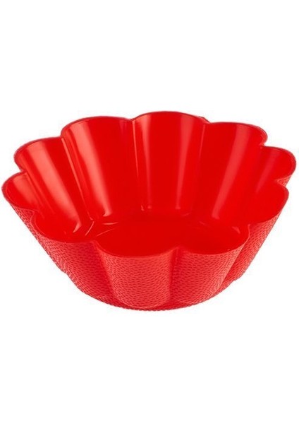 Kırmızı 6'lı Silikon Muffin Kalıbı, Pratik ve Dayanıklı Mutfak Aksesuarı