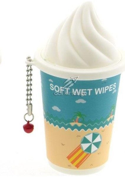 Islak Mendil Soft Wet-1 Dondurma - 2 Adet