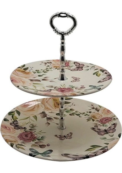 Renkli Dijital Yuvarlak Katlı Meyvelik, Pratik ve Şık Tasarım