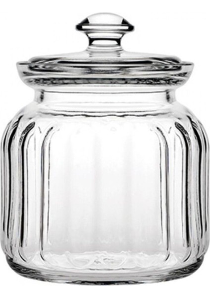 Turuncu Kapaklı Kavanoz, Şık ve Dayanıklı Saklama Kabı