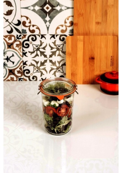 850 ml Uzun Kavanoz, Şeffaf, Sağlam ve Şık, Çok Amaçlı Kullanım Için Mükemmel