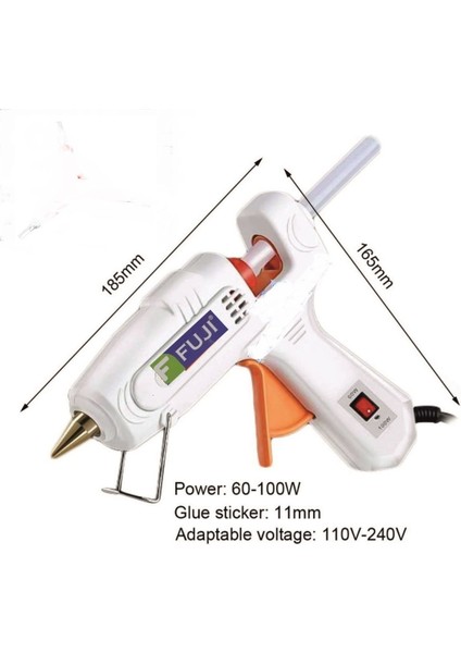 Silikon Tabancası 60-100 Watt Anahtarlı 5 Mum ile