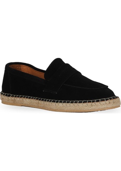 Siyah Süet Erkek Espadril Ayakkabı 14MAFR110 14MAFR110 fiyatları