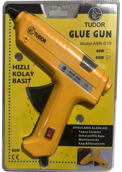 Tetikli Kalın Mum Silikon Tabancası 11 mm 60 W