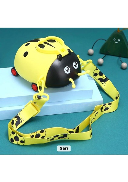 Uğur Böceği Desenli 500 ml Bpa Free Çocuk Spor Matara, Renkli ve Şık Tasarım