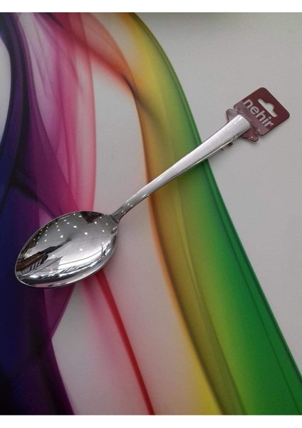 Gri Deniz Sade Servis Kaşık, Şık ve Kullanışlı Mutfak Gereci