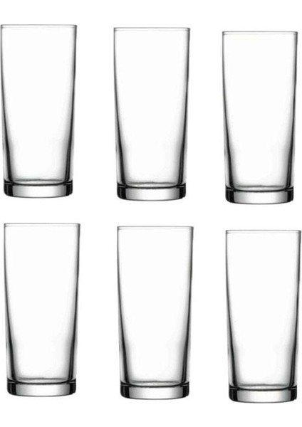 6'lı 200 cc Meşrubat Bardağı Seti, Şık ve Dayanıklı Tasarım