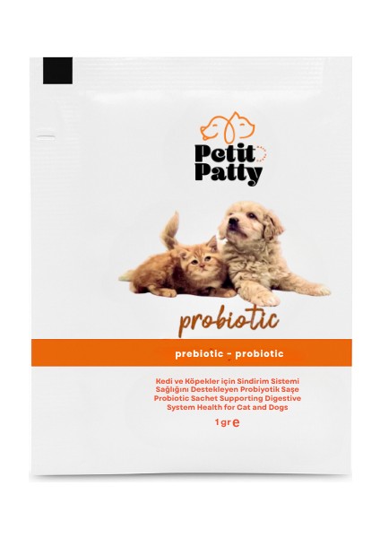 Probiotic Kedi ve Köpekler Için Probiyotik Saşe 30X1G