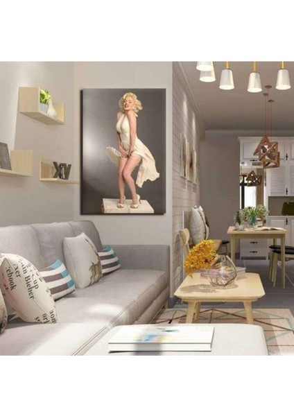 Renkli Marilyn Monroe Kanvas Tablo, Şık ve Dekoratif Duvar Sanatı