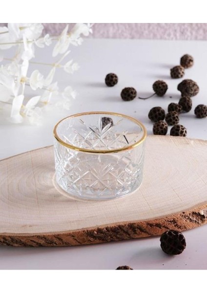 4'lü Altın Dokunuş Zamansız Kase Takımı, Gri, Şık ve Kullanışlı Tasarım