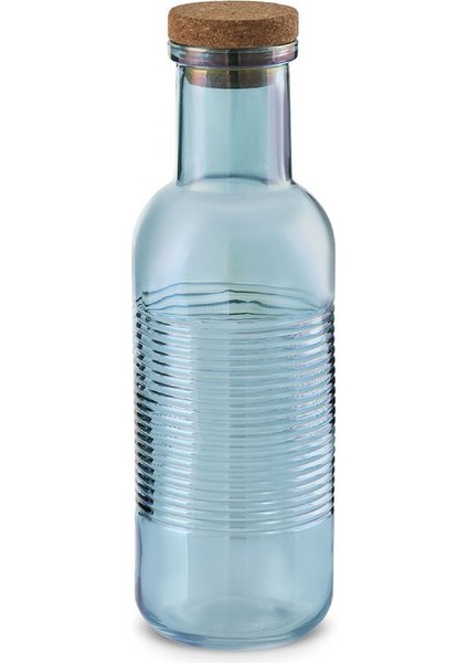 500 ml Mavi Cam Su ve Meşrubat Şişesi, Şık ve Dayanıklı Tasarım