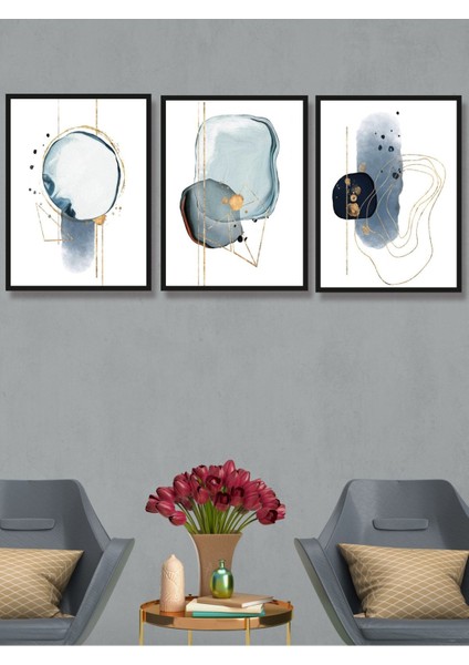 Çok Renkli Modern Sanatsal Uv Baskı Mdf Dekoratif Tablo