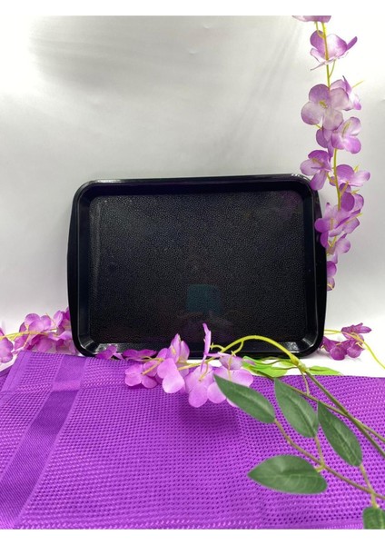 10 Adet Siyah 20X30 cm Servis ve Sunum Tepsisi, Küçük Boy modelleri