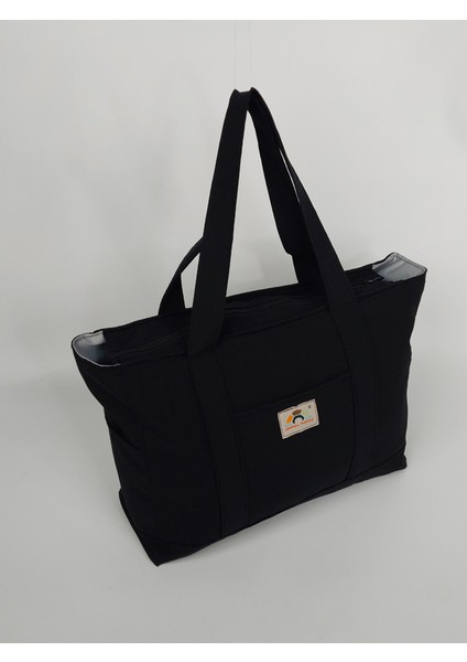 Venedik Büyük Boy Günlük - Seyahat Çanta - Siyah indirimleri