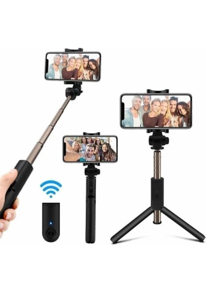 Üst Kalite Hobistan K07 Selfi Kumandalı Bluetooth Selfie