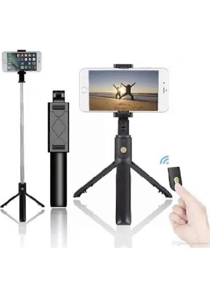 Üst Kalite Hobistan K07 Selfi Kumandalı Bluetooth Selfie modelleri