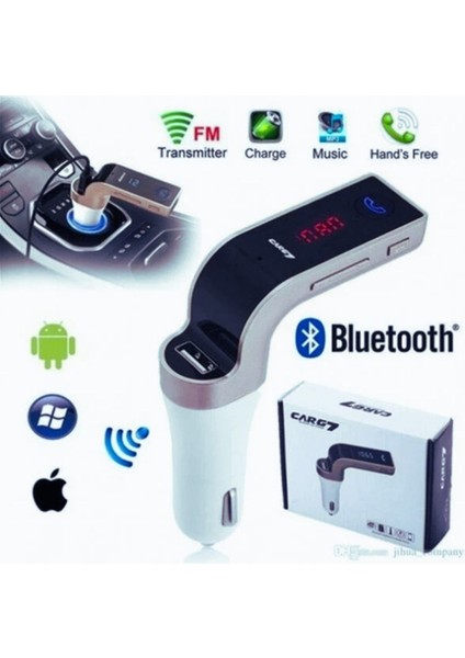 Car G7 Charger Bluetooth Araç Kiti Çakmaklık Sarjı modelleri