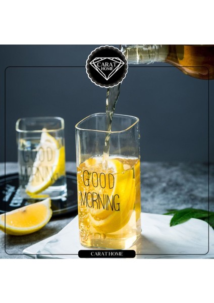 4'lü Kare Cam Bardak Seti, 500ML ve 250ML, Şık ve Dayanıklı Tasarım fiyatları