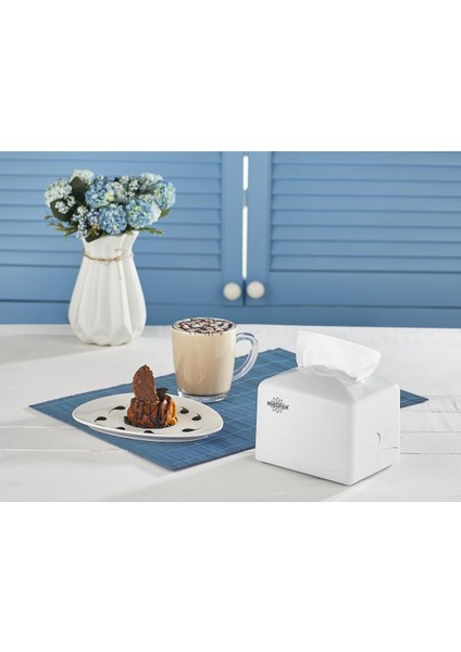 Mini Peçete Dispenseri Beyaz, Şık ve Pratik Kullanım Için Tasarlandı fiyatları