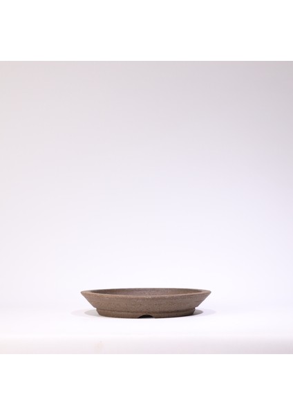Yuvarlak Bonsai Saksısı No.41-Sırsız (22 Cm)