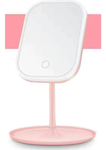 3 Renk Dokunmatik Led'li Taşınabilir Şarjlı Işıklı Makyaj Aynası modelleri