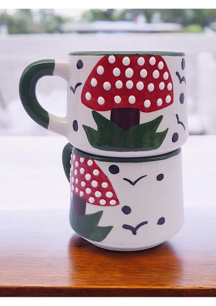 El Işlemeli 6'lı Veya 2'li Büyük Boy Kahve ve Çay Fincan Takımı, Natürel Desen fiyatları