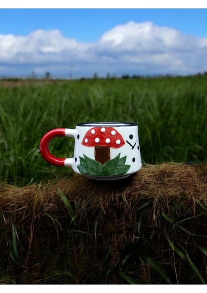 El Işlemeli 6'lı Veya 2'li Büyük Boy Kahve ve Çay Fincan Takımı, Natürel Desen modelleri