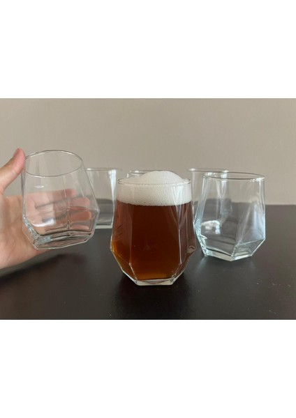 Beyaz 6'lı Şeffaf Su ve Meşrubat Bardağı Seti indirimleri