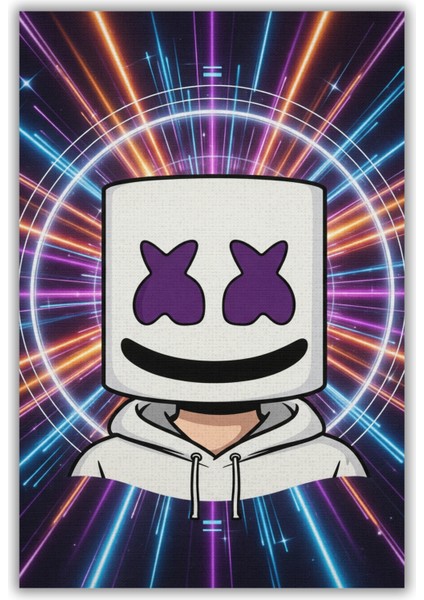 Marsmello Figürlü Renkli Halı Dijital Baskılı Pamuk Dokuma Kaymaz Tabanlı Yıkanabilir Antialerjik Pati Dostu Oyun Halısı fiyatları