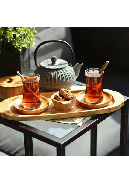 Kahverengi Dikdörtgen Tepsi, Şık ve Kullanışlı Ev Dekorasyon Ürünü fırsatları