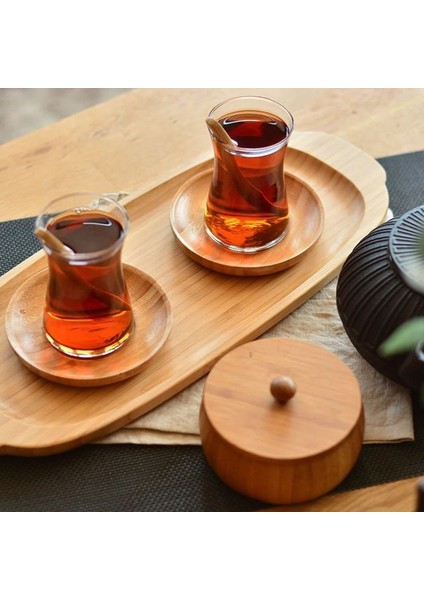 Kahverengi Dikdörtgen Tepsi, Şık ve Kullanışlı Ev Dekorasyon Ürünü indirimleri