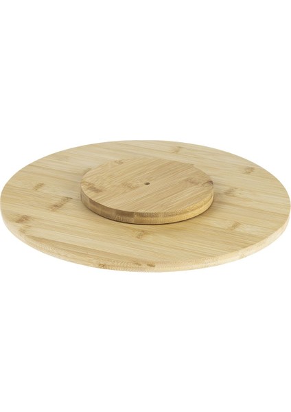 Desenli Bambu Dönen Sunum Tabağı, Şık ve Doğal Tasarım, Kahverengi Renk Seçeneği indirimleri