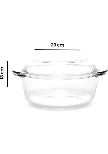 Turuncu Kapaklı Yuvarlak Cam Tencere 1600 Ml, Sağlam ve Şık Tasarım fırsatları