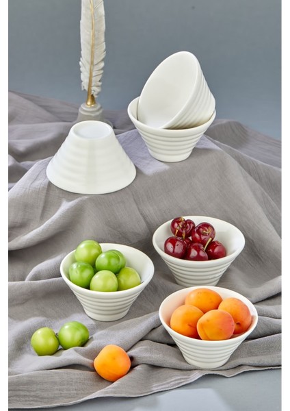 Şık 6'lı 10 cm Özel Tasarım Pramit Servis Sunum Seti