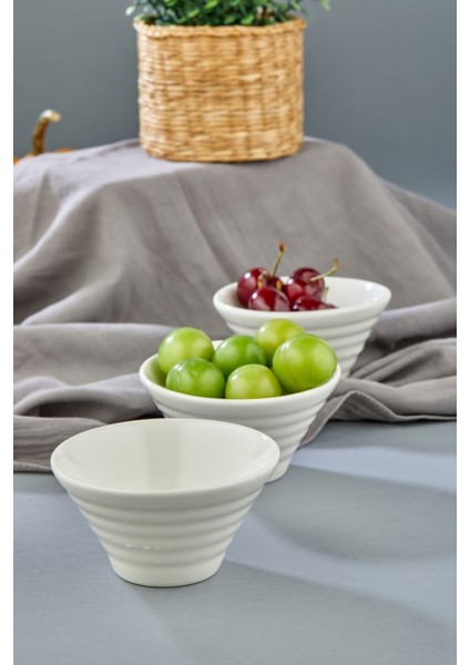 Şık 6'lı 10 cm Özel Tasarım Pramit Servis Sunum Seti