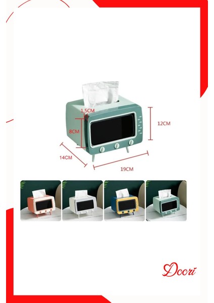 Pembe Masaüstü Peçetelik ve Telefon Tutuculu Çok Şık Tasarım fırsatları