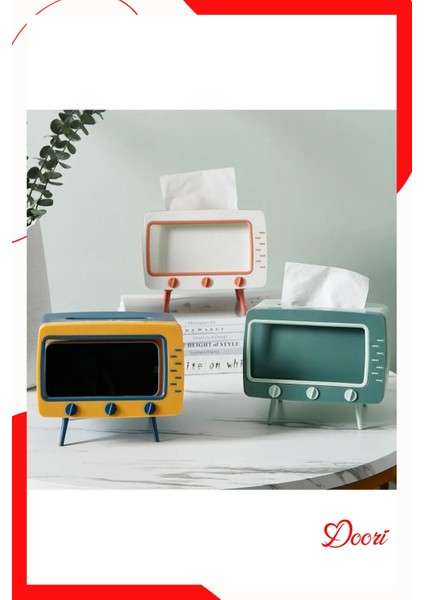 Pembe Masaüstü Peçetelik ve Telefon Tutuculu Çok Şık Tasarım indirimleri