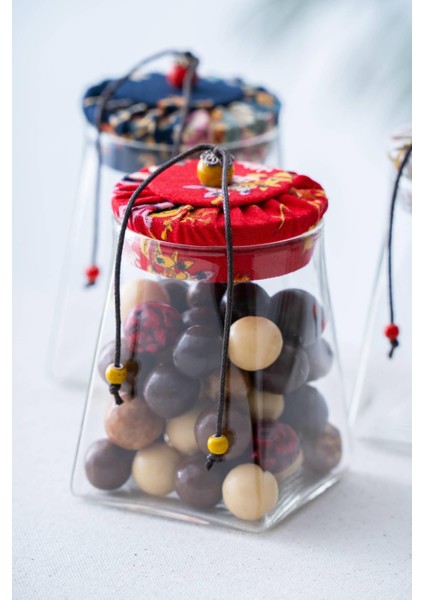 Şeffaf Cam Kavanoz, 350 Ml, Şık ve Kullanışlı Ev Dekoru ve Saklama Ürünü