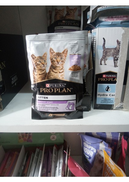 Pro Plan Yavru Kedi Yaş Mama Sos İçinde Hindi Etli 10 ADET+100 GRAM GLUKOZAMİN İÇERİKLİ PASTA(TÜY YUMAĞI ÖNLEYİCİ)