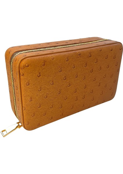 Kahverengi Deri Seyahat Humidoru KB96KHV