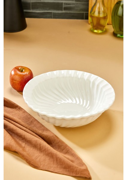 Beyaz Papatya Oval Sunum Tabağı ve Servis Kasesi, Şık ve Kullanışlı Mutfak Aksesuarı modelleri