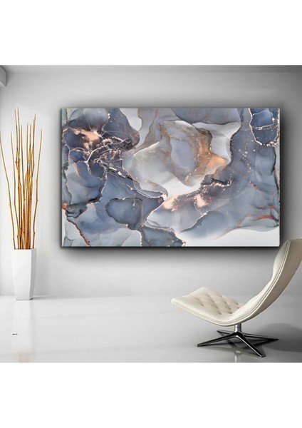 Çok Renkli Sürreal Tasarım Dekoratif Kanvas Tablo, Modern ve Şık Duvar Dekoru