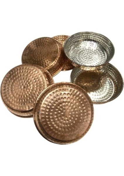 4'lü Bakır Sunumluk Seti, Şık ve Dayanıklı Çerezlikler