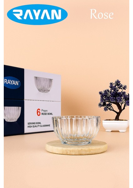 6'lı Sunum Kaseleri, 10 cm Beyaz Şık Takım, Kahvaltılık ve Mezelik Için Ideal