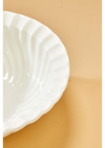 Beyaz Papatya Oval Sunum Tabağı ve Servis Kasesi, Şık ve Kullanışlı Mutfak Aksesuarı indirimleri