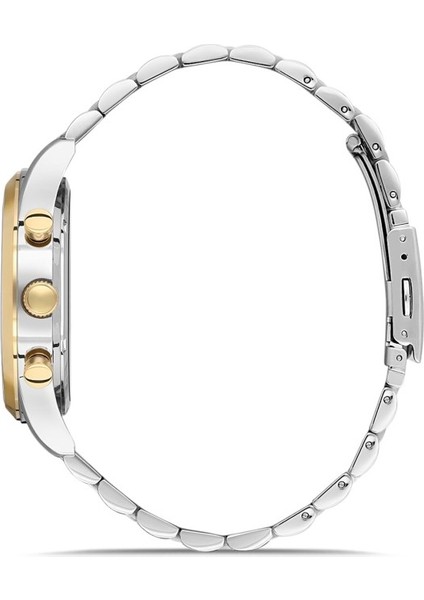 RMS.1.AG1163.13 Tüm Fonksiyonlar Aktif Kristal Camlı Çelik Kordon Çelik Kasa 5 Atm Suya Dayanıklı Metalik-Altın Renk Erkek Kol Saati fiyatları