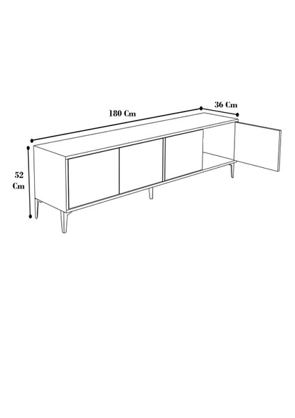 %100 Mdf Tv Ünitesi Raflı Tv Sehpası fırsatları