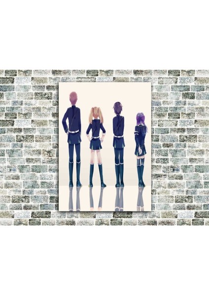 Siyah Ahşap Tablo, Şık ve Estetik Dekoratif Sanat Eseri