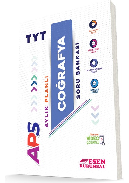 Esen 2026 Tyt Coğrafya Aps Aylık Planlı Soru Bankası