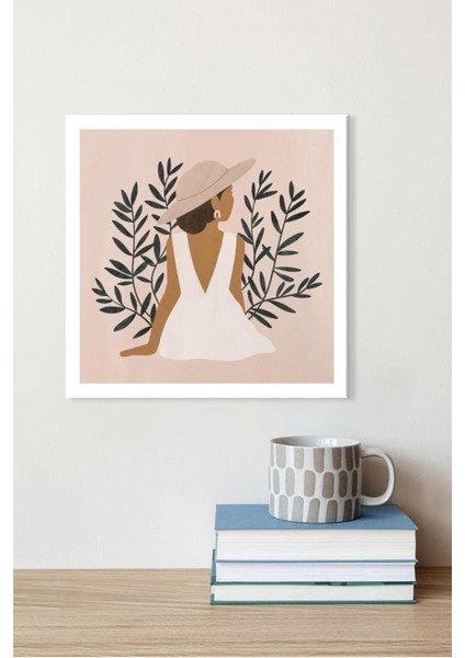 Çok Renkli 25X25 cm Bohemain Foreks Tablo, Şık ve Renkli Dekoratif Sanat Eseri fiyatları